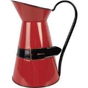 Clayre & Eef Decoratie Schenkkan 22x17x27 cm Rood Metaal