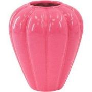 Flower Vase- Swirl Vase-Ceramic- Pink- 20x20x21,5 cm