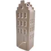 Flower Vase - House Vase - Ceramic - Taupe-6x5,5x18 cm