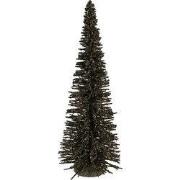 Clayre & Eef Kerstdecoratie Beeld Kerstboom Ø 20x50 cm Groen Hout