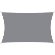 hanSe® Schaduwdoek Rechthoek Waterdoorlatend 1,5x2,5 m Lichtgrijs