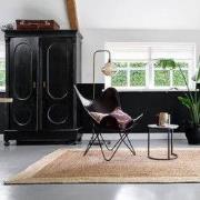 Jute Vloerkleed Rechthoek Naturel/Wit Beige - 190 x 290 - (L)