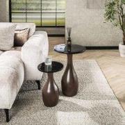 Hoyz Collection - Bijzettafel Eclipse Druppel S - Koper Antiek Finish