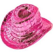 Candle Holder - Cowboy Hat - Ceramic-Pink - 13,5x11x7 cm