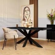 Starfurn - Eettafel Denver - Zwart - 100x240x76 cm