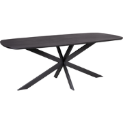 Starfurn - Eettafel Elegance - Zwart - 100x200x76 cm