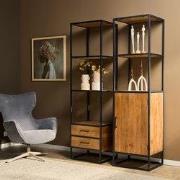 Starfurn - Boekenkast Denver - Bruin - 45x55x200 cm