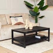 Starfurn - Salontafel Boaz - Zwart - 60x110x45 cm