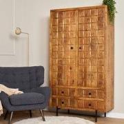 Starfurn - Kabinet Brandy - Bruin - 40x100x180 cm