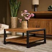 Starfurn - Salontafel Boaz - Bruin - 80x80x40 cm