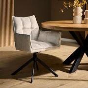 Starfurn - Eetkamerstoel Dani - Grijs - 58x67x64 cm