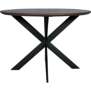 Starfurn - Eettafel Madison - Zwart - 110x110x76 cm