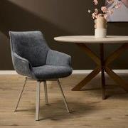 Starfurn - Eetkamerstoel Mees - Grijs - 62,5x57x86,5 cm