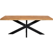 Starfurn - Boomstamtafel Denver - Bruin - 100x220x76 cm