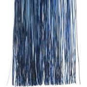 5 stuks! Lametta vinyl glans l50 en b40cm nachtblauw