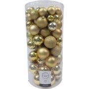 Kerstballen mix 100 stuks Licht Goud Kerst
