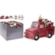 2 stuks! Kerstfiguur hangdeco 14 cm 6 assorti