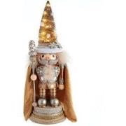 Gloden Forst Led Chubby Nutcracker 17 inch b/o