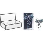 Hangdeco strik transparant