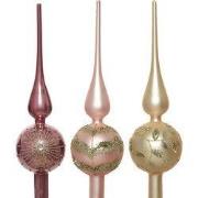 Piek glas d8h31cm roze a3