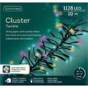 LED cluster lghts l10 zwrt/soft mlt kerst