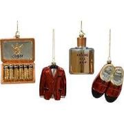 Figuur kunststof l7b3h10 cm rood a4 kerst