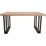Feel Furniture - 200x100 Eettafel - Massief Boomstamblad Eiken - Const...