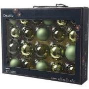 Kerstbal glas d7 cm rosemarijn 21st