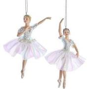 6.5 inch Resin Opalescent Ballerina Orn 2/Asstd 5,715x5,08x16,51 cm ke...