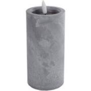 Kaars led ivar 1-pit h17.5 cm beton