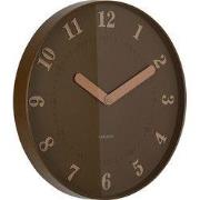 Karlsson - Wandklok Amena - Mocha brown- Ø40cm