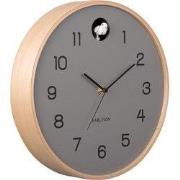 Wall clock Natural Cuckoo birch wood I