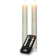 Dinerkaars-USB wax 23 cm wit