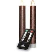 Dinerkaars-USB wax 18 cm brons