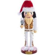 Notenkraker hout Elvis Presley in vlammen pak 28 cm