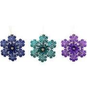 5.2 inch Snowflake Orna X 3. II 5x5x10 cm kerstornament