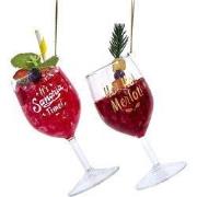 Plastic alcohol 2A 14 cm ornament