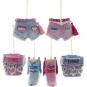 Cowboy vest/short/laars 6A 7,5 cm ornament