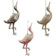Plastic flamingo 3A 14 cm ornament