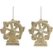 Plastic reuzenrad 2A 9 cm ornament