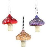 Plastic paddestoel 3A 8,5 cm ornament