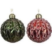 Kerstbal glas d8 cm a2 S