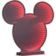 Verlichting decoratie spiegeleffect Mickey oren rood 40 cm