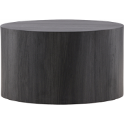 Zayn houten salontafel zwart - Ø80 cm