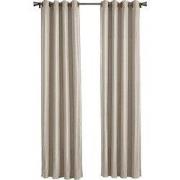 Larson - Luxe effen blackout gordijn - met ringen - 1.5m x 2.5m - Beig...