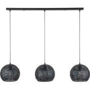 Hanglamp 3-Lichts - Ø26cm - Halfrond - Metaal - Lamp Armor