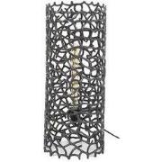 Vloerlamp Cilinder - Zwart Aluminium - 25x25x61cm