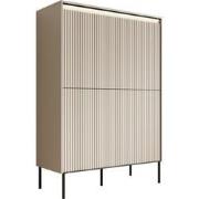 Meubella - Dressoir Timoteo - Beige - 98 cm - Hoog