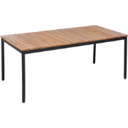VALLESE - Tuintafel - Lichthout - 180 x 90 cm - Acaciahout