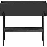 VINCA - Verhoogde plantenbak - Zwart - Metaal